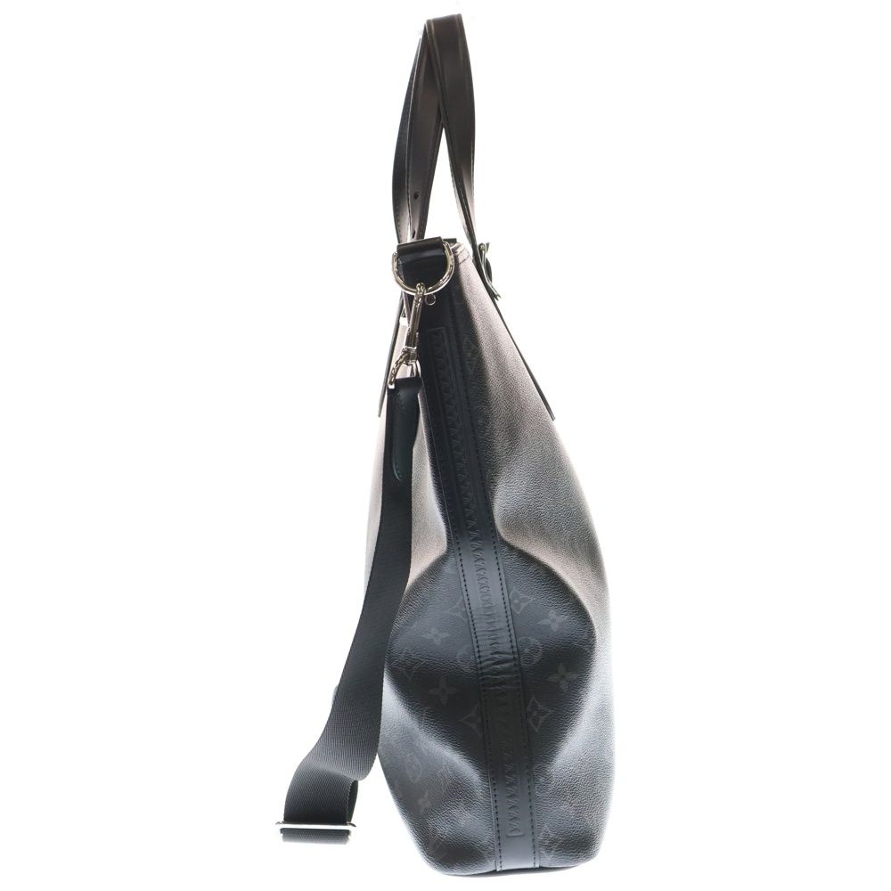 Louis Vuitton Monogram Eclipse Apollo 2way Bag Tote Bag Handbag Black Silver