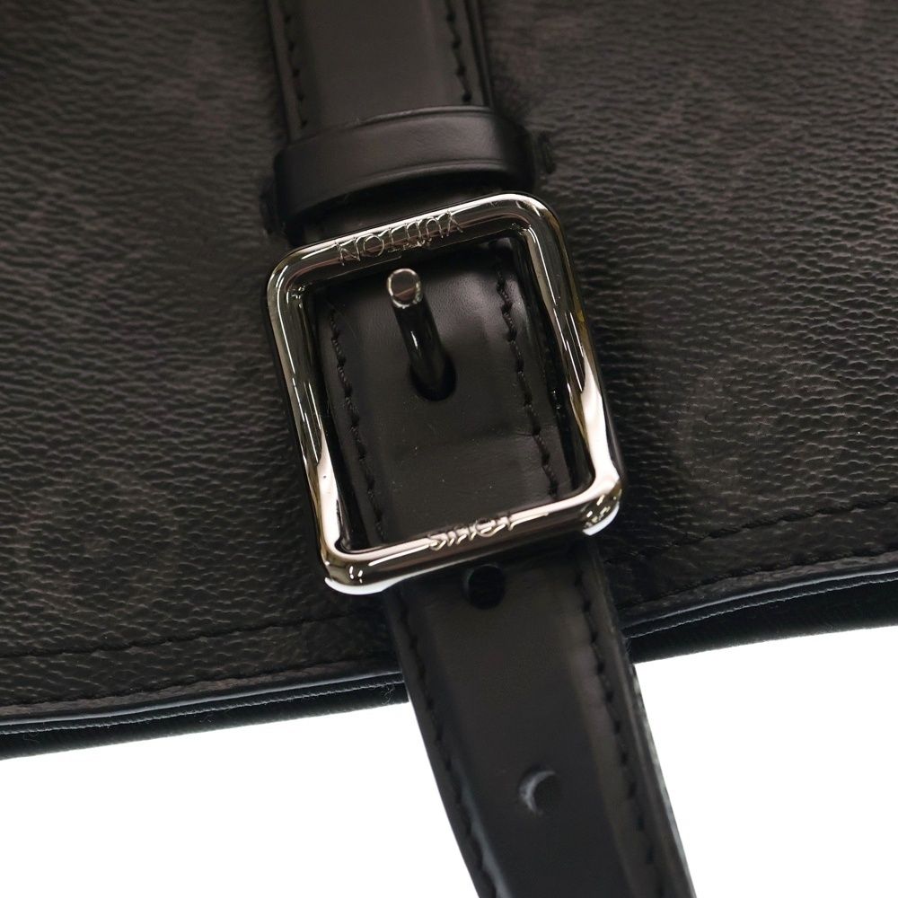 Louis Vuitton Monogram Eclipse Apollo 2way Bag Tote Bag Handbag Black Silver