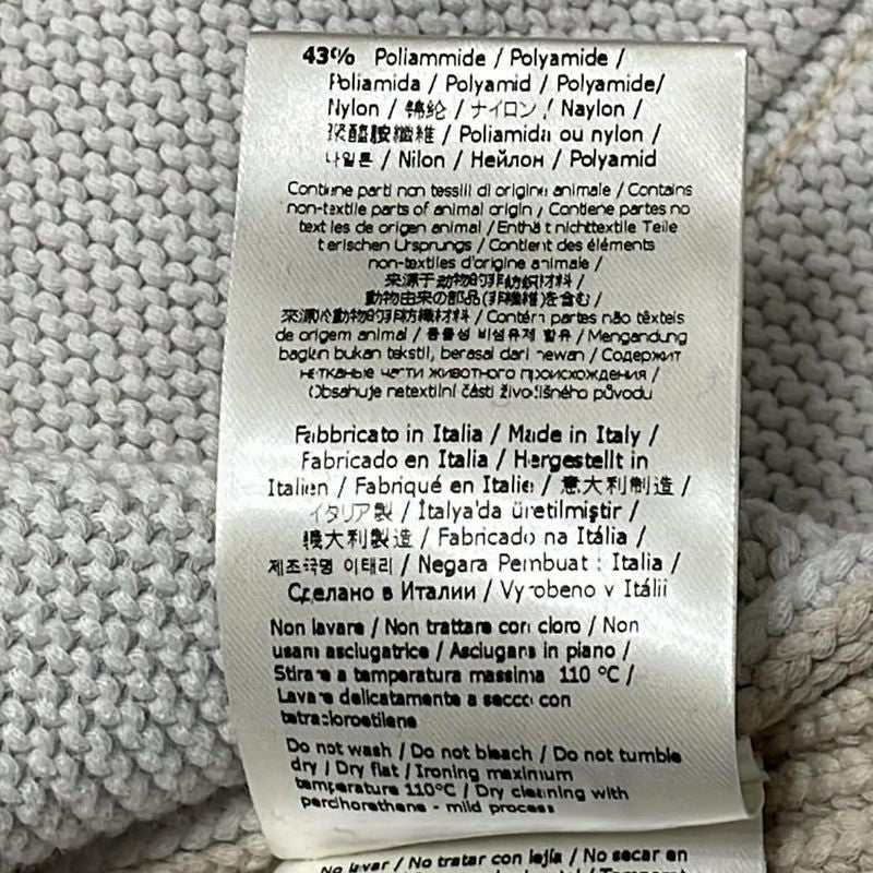 Fendi Cardigan Size 46 S Men's Excellent Condition - Beige And Light Gray Long