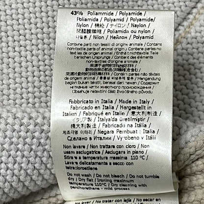 Fendi Cardigan Size 46 S Men's Excellent Condition - Beige And Light Gray Long