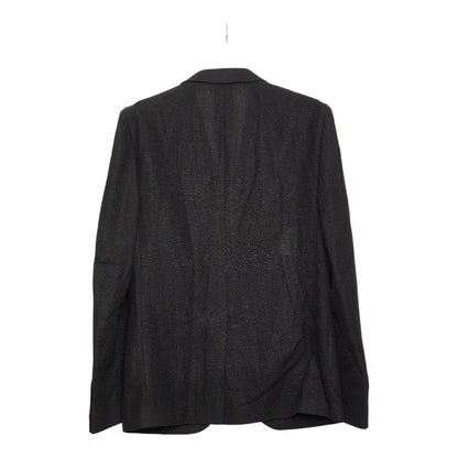 Fendi 2B Tailored Jacket Size 50 Black Linen Cotton Men's Fendi