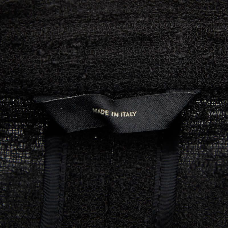 Fendi 2B Tailored Jacket Size 50 Black Linen Cotton Men's Fendi