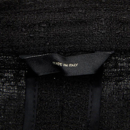 Fendi 2B Tailored Jacket Size 50 Black Linen Cotton Men's Fendi