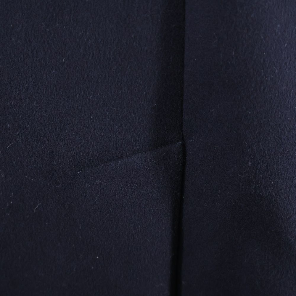 Loewe 19aw Shearling Collar Coat H2291150df Sharering Color Wool Coat Navy