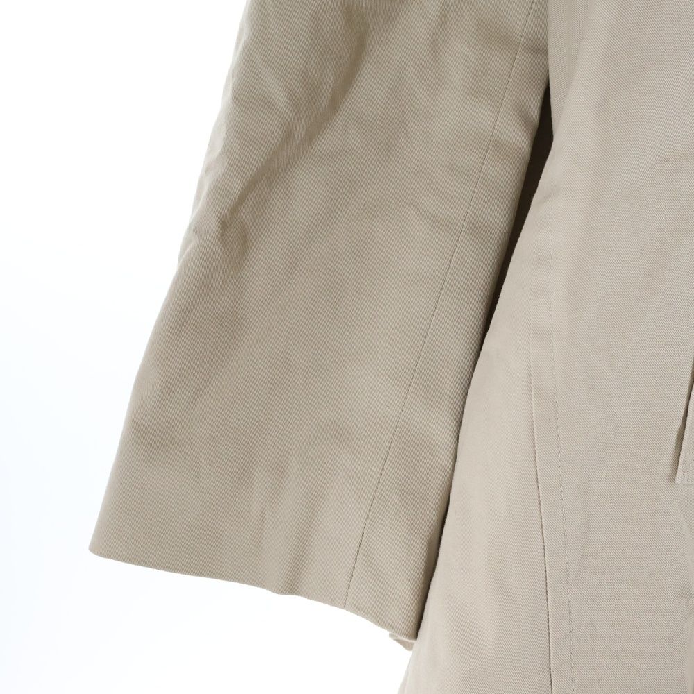 Balenciaga 19aw 5b Double Pocket Filling Oversize Long Coat Beige