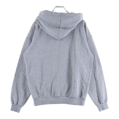 Celine Triomphe Logo Embroidery Pullover Sweatshirt Hoodie Gray