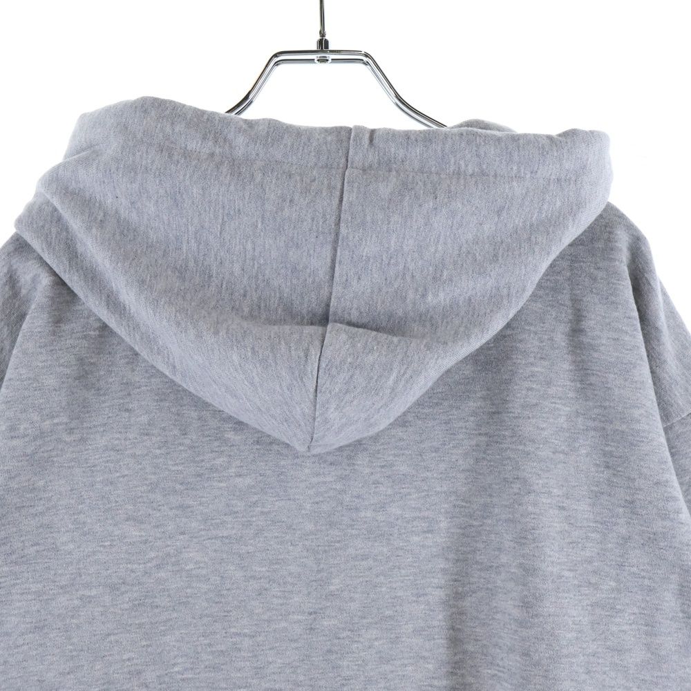 Celine Triomphe Logo Embroidery Pullover Sweatshirt Hoodie Gray