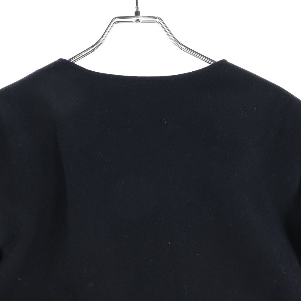 Celine Chass Eur Cashmere Flannel No Collar 3b Jacket Black 2v43t311t.38no