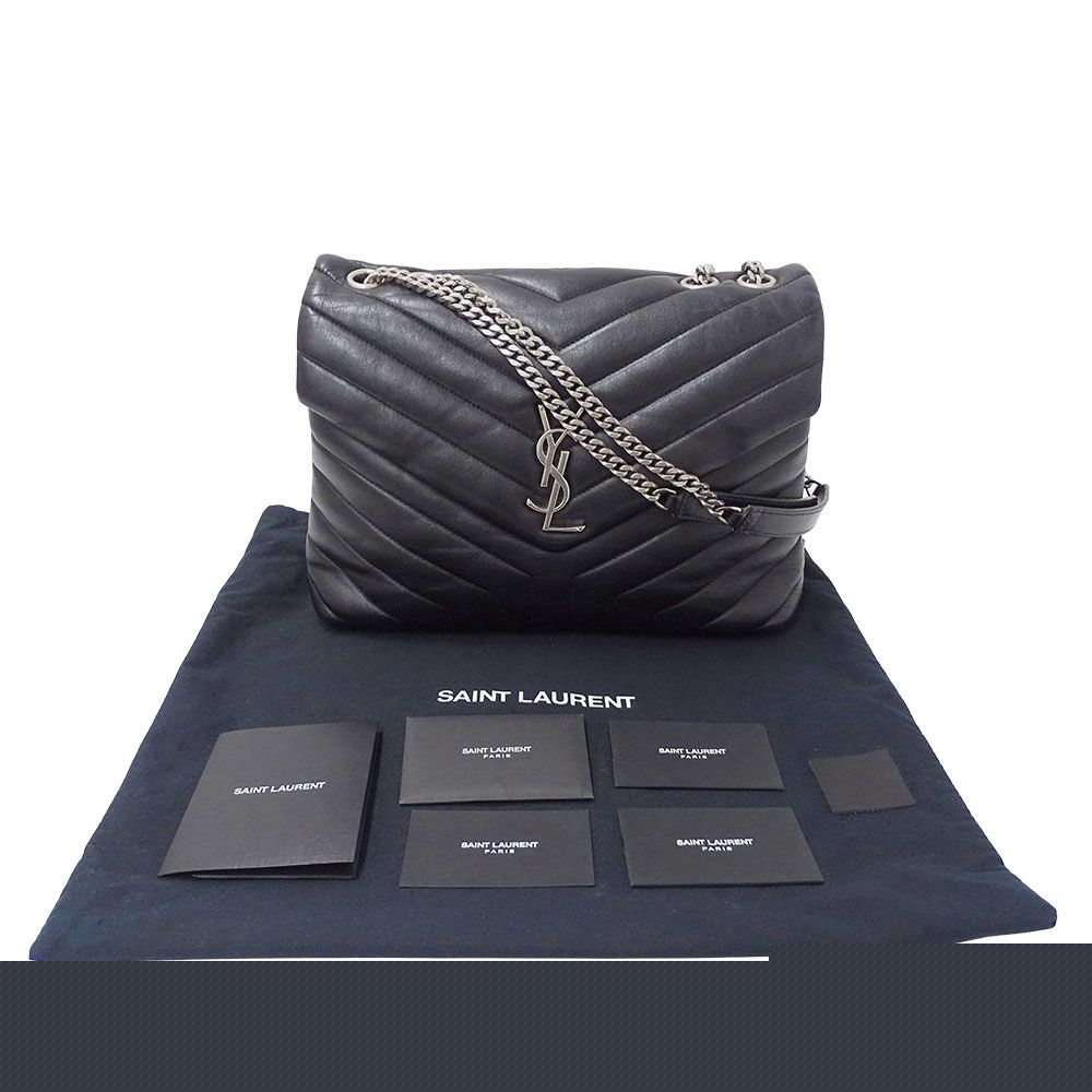 Saint Laurent Saint Laurent Bag Women'S Brand Shoulder Bag Lambskin Lulu Large