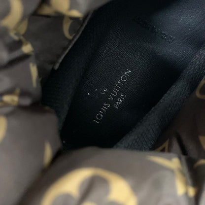 Louis Vuitton Pillow Line Monogram Boots Short Shoes Nylon Khaki Brown