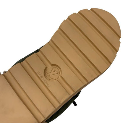 Louis Vuitton Pillow Line Monogram Boots Short Shoes Nylon Khaki Brown
