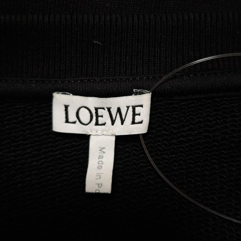Loewe Trainers Size M Men's Anagram Regular Fit Sweatshirt H526y24j07 Black