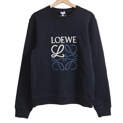 Loewe Trainers Size M Men's Anagram Regular Fit Sweatshirt H526y24j07 Black