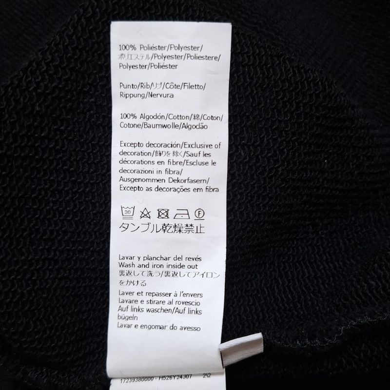 Loewe Trainers Size M Men's Anagram Regular Fit Sweatshirt H526y24j07 Black