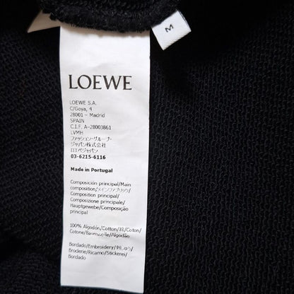 Loewe Trainers Size M Men's Anagram Regular Fit Sweatshirt H526y24j07 Black
