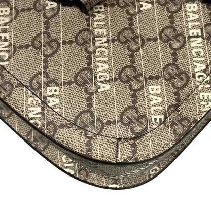 Gucci Shoulder Bag Similar GG Plus GG Supreme Horsebit 1955 602204 Beige X Dark