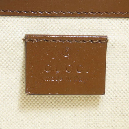 Gucci 645453 Horsebit 1955 GG Supreme 2WAY Handbag PVC Leather Women