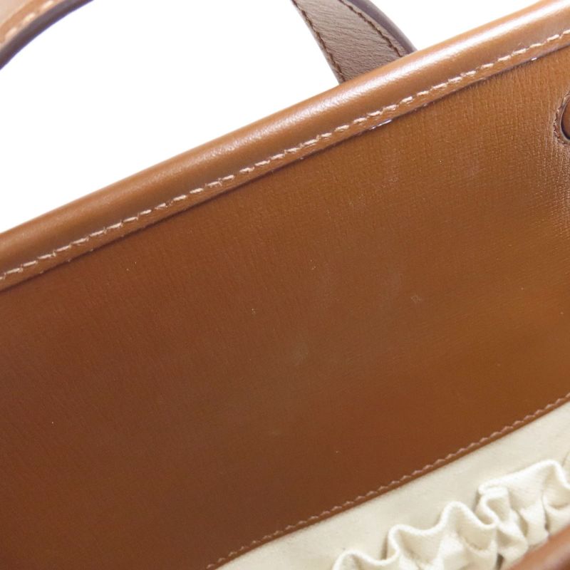 Gucci 645453 Horsebit 1955 GG Supreme 2WAY Handbag PVC Leather Women