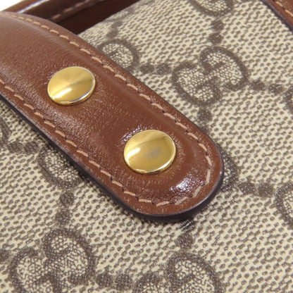 Gucci 645453 Horsebit 1955 GG Supreme 2WAY Handbag PVC Leather Women