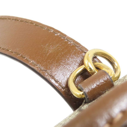 Gucci 645453 Horsebit 1955 GG Supreme 2WAY Handbag PVC Leather Women