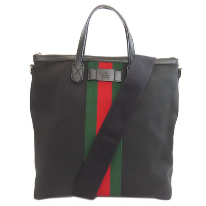Gucci 368559 Sherry Line 2 Way Handbag Nylon Canvas Women