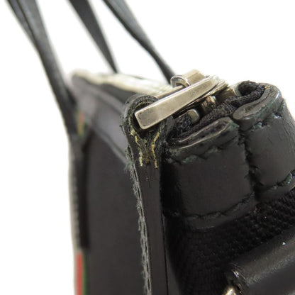 Gucci 368559 Sherry Line 2 Way Handbag Nylon Canvas Women