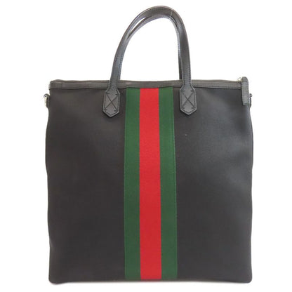 Gucci 368559 Sherry Line 2 Way Handbag Nylon Canvas Women