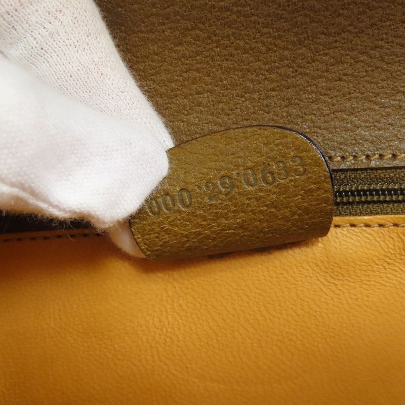 Gucci 000-29-0633 Bamboo Handle 2-way Handbag Calf Women