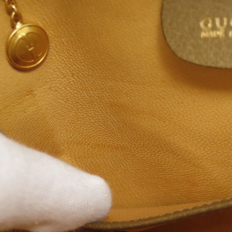 Gucci 000-29-0633 Bamboo Handle 2-way Handbag Calf Women