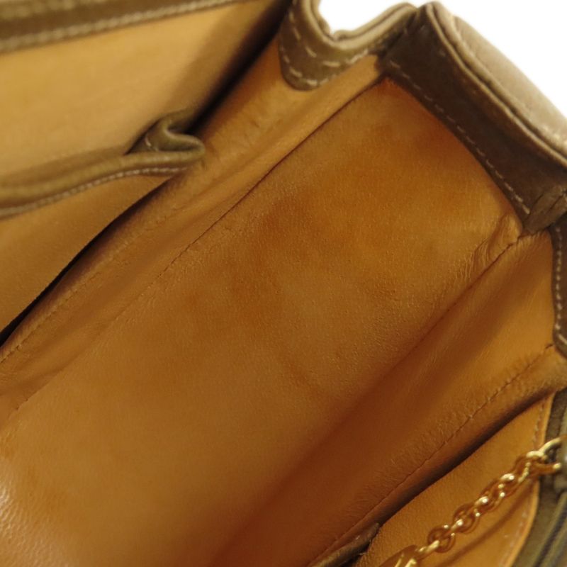 Gucci 000-29-0633 Bamboo Handle 2-way Handbag Calf Women