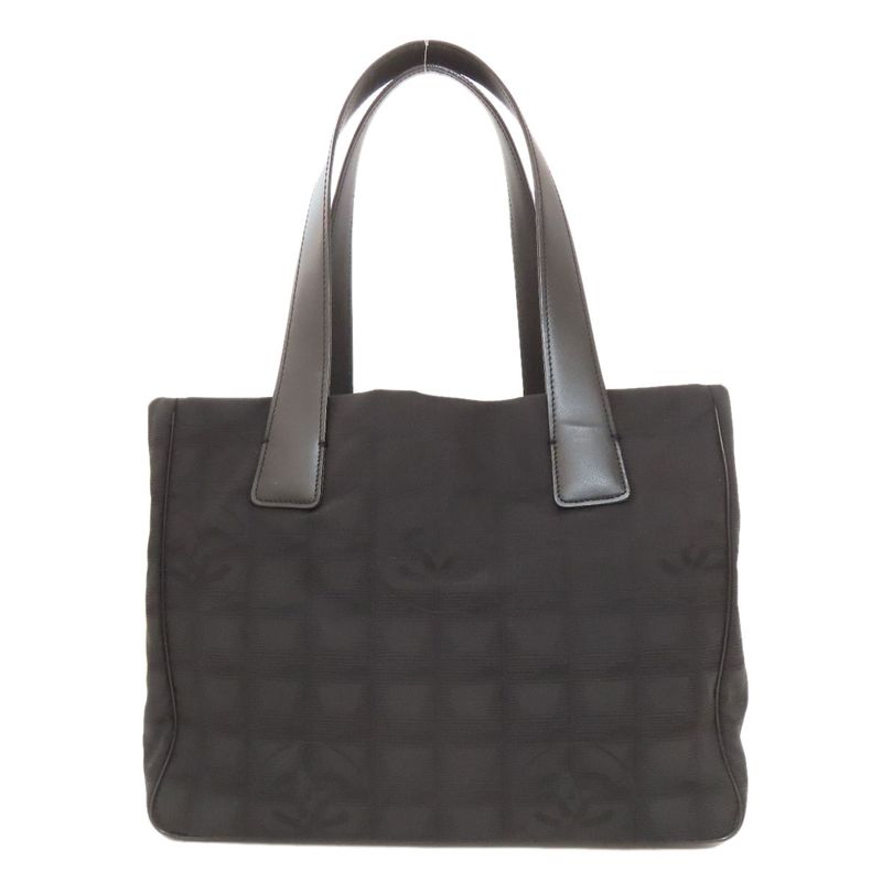Chanel New Travel Line PM Tote Bag Nylon Jacquard Women