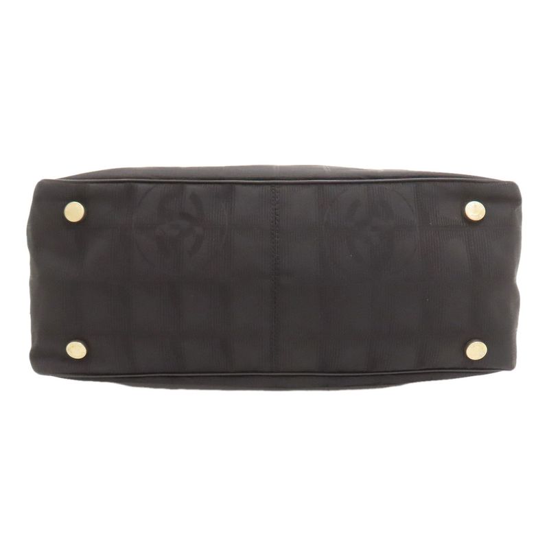 Chanel New Travel Line PM Tote Bag Nylon Jacquard Women