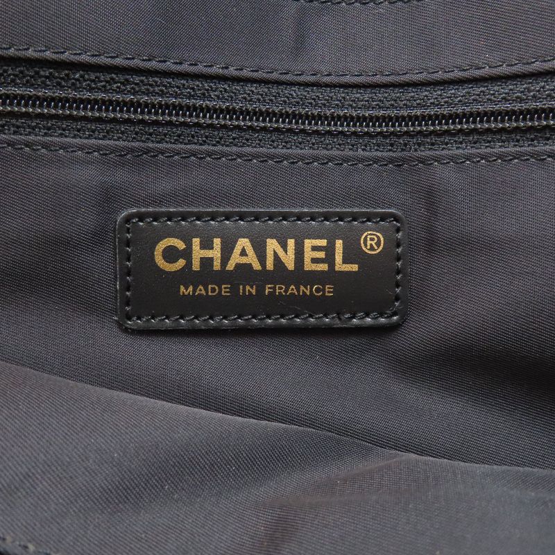 Chanel New Travel Line PM Tote Bag Nylon Jacquard Women