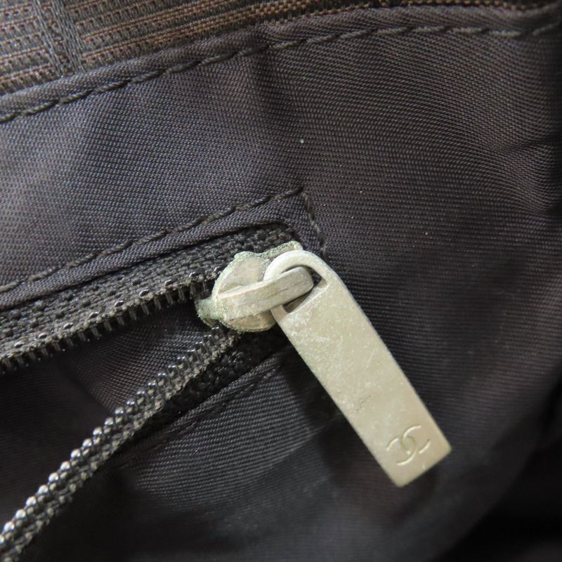 Chanel New Travel Line MM Tote Bag Nylon Jacquard Women