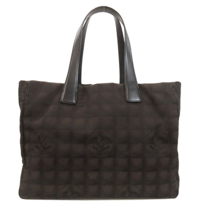 Chanel New Travel Line MM Tote Bag Nylon Jacquard Women