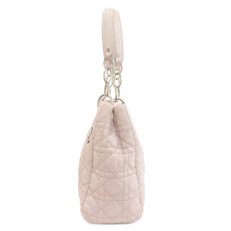 Christian DIOR Lady Dior Tote Bag Calf Women
