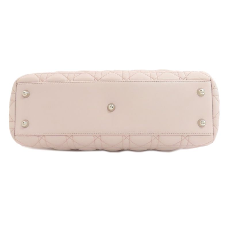 Christian DIOR Lady Dior Tote Bag Calf Women