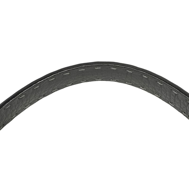 Fendi Handbag Peekaboo Iconic Medium Selleria 8bn290 Dark Grey Leather