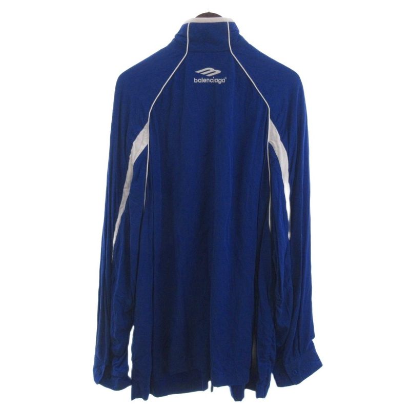 Balenciaga 3B Sports ICON Tracksuit Track Jacket Blouson Jersey Blue L