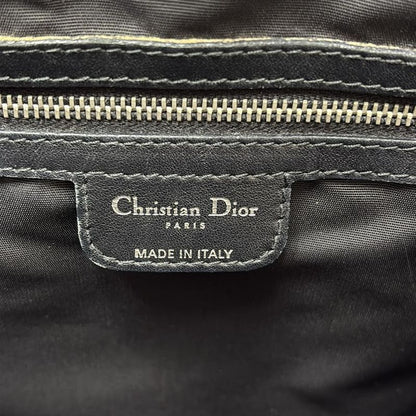DIOR Christian Dior Tote Bag Panarea Black Leather