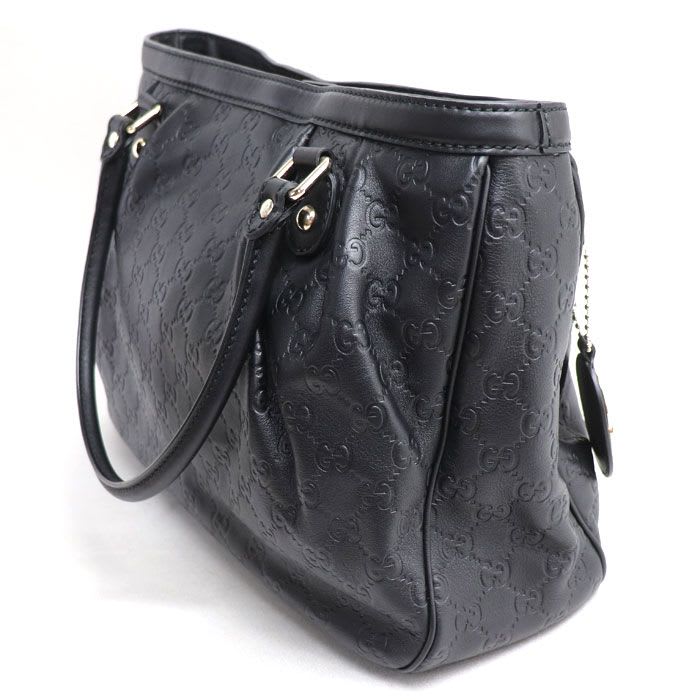 Gucci Guccissima Sookie Tote Bag Black