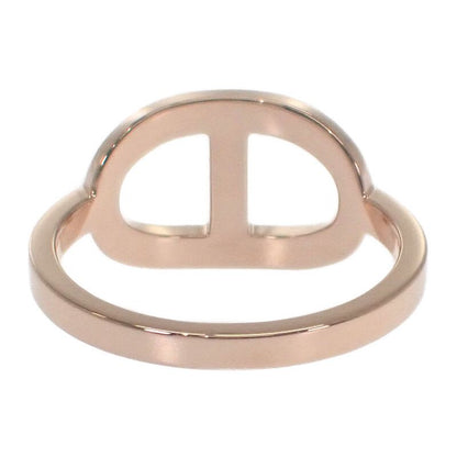Hermes Chaine D'ancre Contour MM #53 no 13 B Ring 18K Pink Gold Diamond