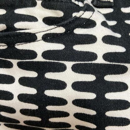 Versace Jeans Couture Pants Size 44 L Women's - White And Black Full Length