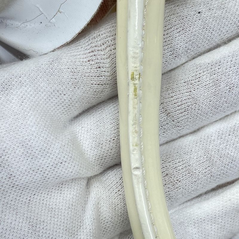 Christian Dior Handbag Trotter Flower PVC Pink White Silver Hardware Women