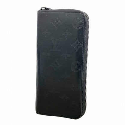 Louis Vuitton Long Wallet Monogram Shadow Zippy Wallet Vertical M62902 Black