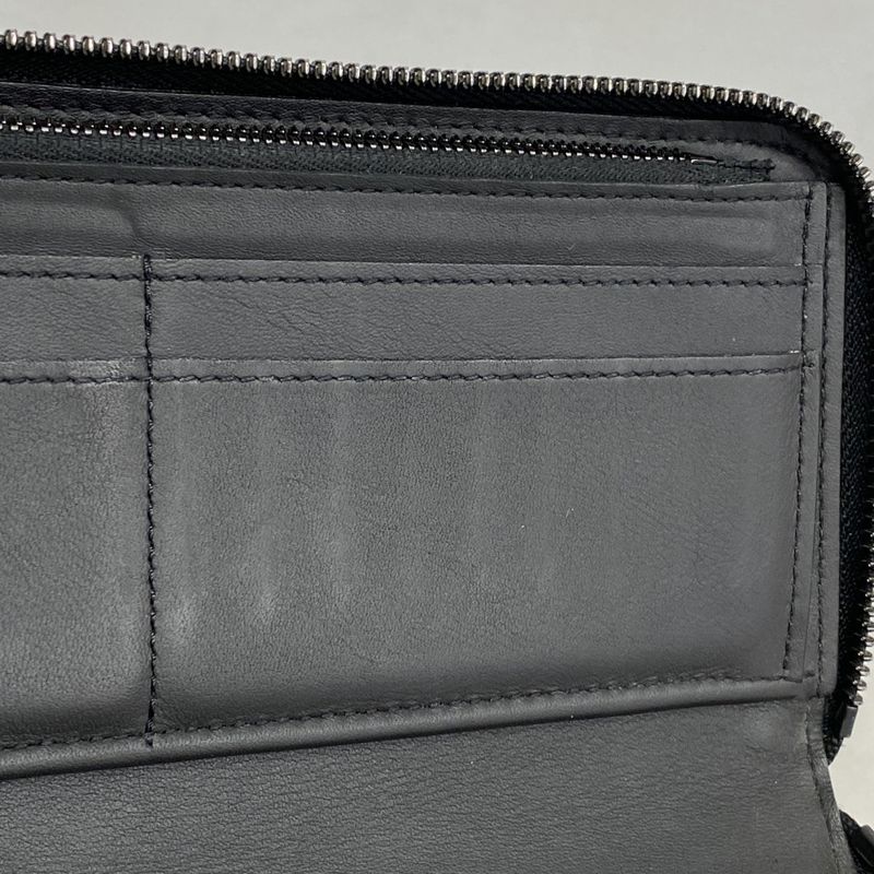 Louis Vuitton Long Wallet Monogram Shadow Zippy Wallet Vertical M62902 Black