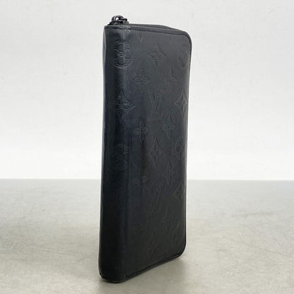 Louis Vuitton Long Wallet Monogram Shadow Zippy Wallet Vertical M62902 Black