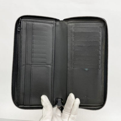 Louis Vuitton Long Wallet Monogram Shadow Zippy Wallet Vertical M62902 Black