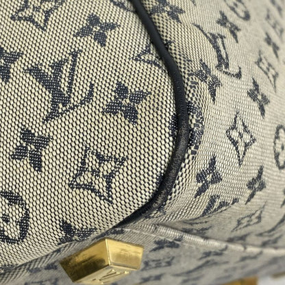 Louis Vuitton Handbag Monogram Mini Josephine PM M92049 Blue Ladies