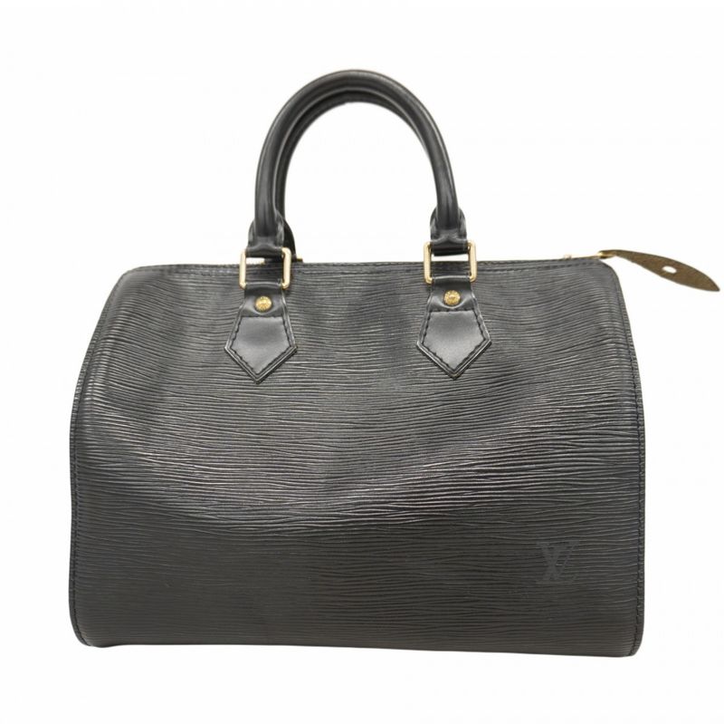 Louis Vuitton Epi Speedy 25 M59032 Noir Black Women